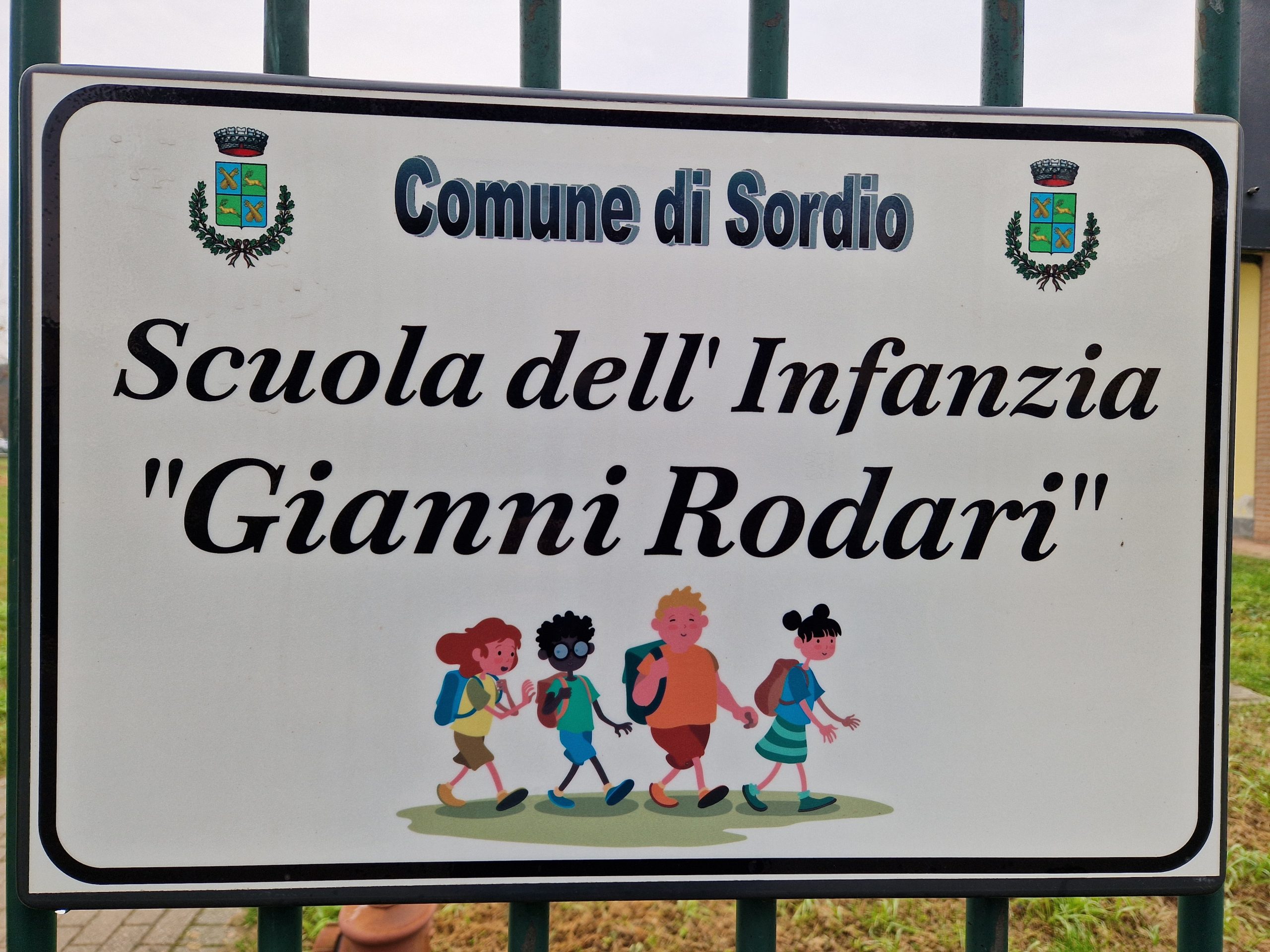 Cartello della Scuola dell'Infanzia